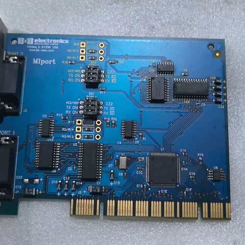 {议价}B&B electronics Miport采集卡，2口RS