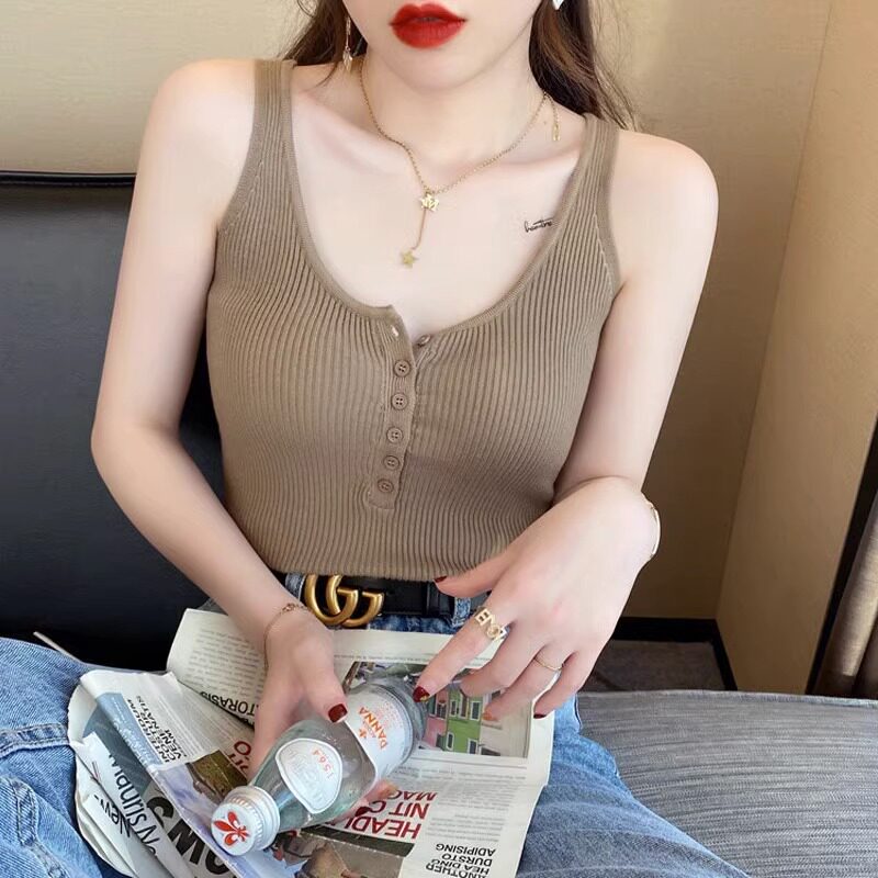 冰丝针织小吊带背心女内搭夏季2026年新款爆款修身薄款上衣打底衫