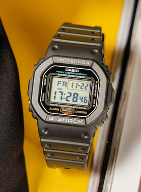 卡西欧全职高手江疏影同款卡西欧手表时尚男表女表DW-5600E-1V