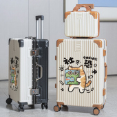 2026新款 箱学生拉杆箱 行李箱女卡通涂鸦大容量旅行箱加厚耐用密码