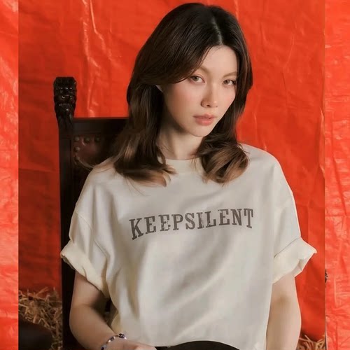 泰剧lingorm邝玲玲keepsilent新品陈美玲同款短袖T恤男女2026新款