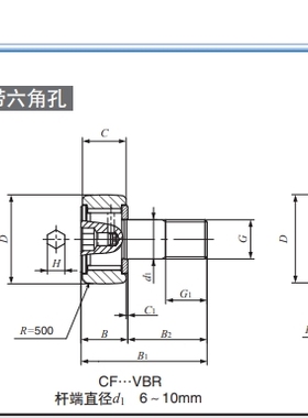 IKO轴CF18承20日20-1本24进24-1口30 30-1 30-2VB VBR VBUUR VBUU