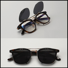 YELLOWS PLUS日本中金手工YP眼镜框余文乐同款YVES男女方大脸显瘦