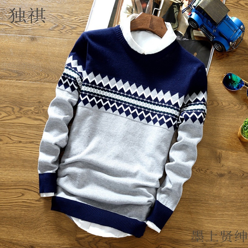 2018 sweater men coats winter warm shirt thick man clothes