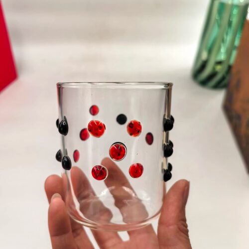 高硼硅玻璃点点浮雕咖啡杯水杯
