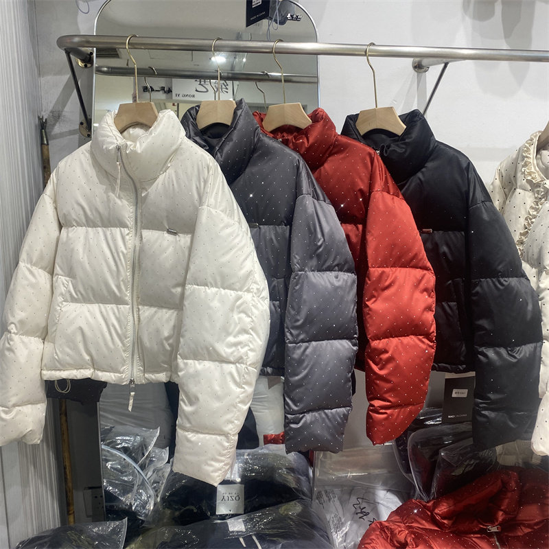 CB5261冬款立领面包服短款羽绒服