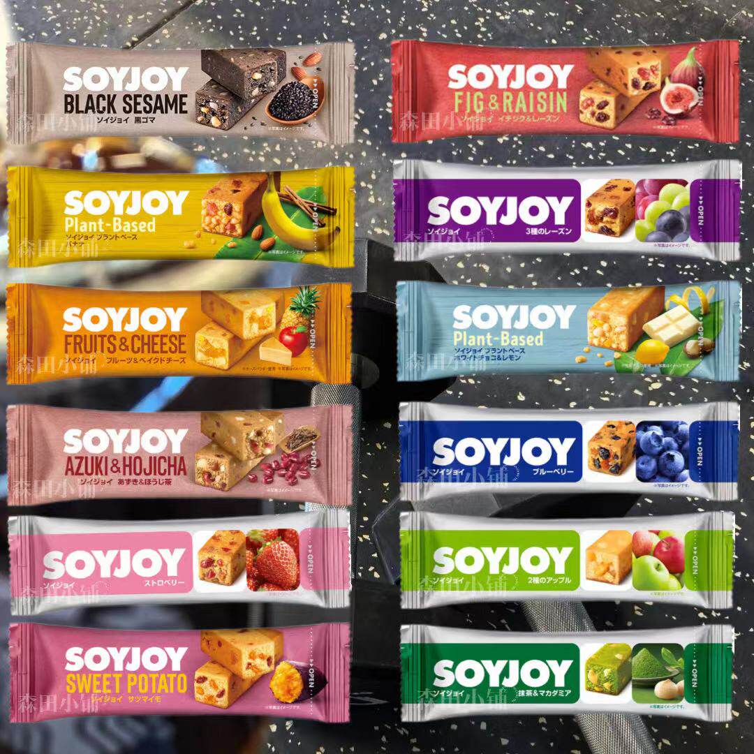 日本直邮大冢制药大豆蛋白棒黑芝麻香蕉红豆红薯抹茶苹果低卡代餐