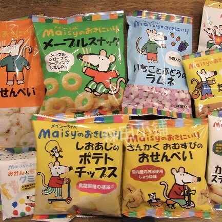 日本直邮苹果葡萄棉花糖软糖玉米酥牛奶饼干儿童人气袋装解馋零食