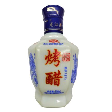黑龙江特产双城喜丰收4度烤醋白瓷瓶六瓶正宗烤醋陈醋饺子醋