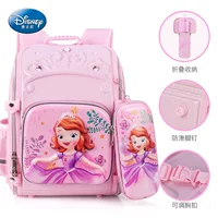 Túi đi học Disney nữ tiểu học 1-3 lớp nữ năng lực lớn có thể chứa ba lô trẻ em ba lô dễ thương - Túi bé / Ba lô / Hành lý balo học sinh siêu nhẹ chống gù