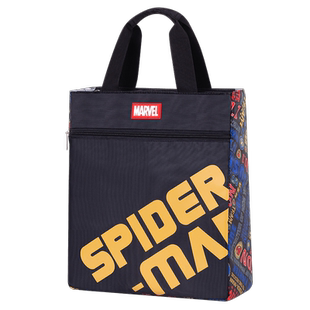 迪士尼补习袋男孩小学生手提包防水拎书袋补习班手拎包男童上学美术袋收纳袋儿童男生补课包文件袋作业手提袋