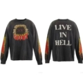 Flame Print on Both Sleeves