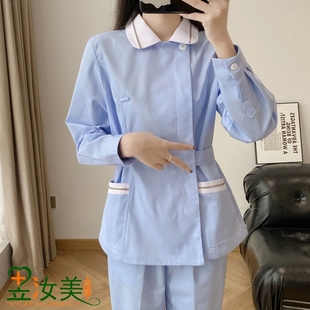 护士服分体套装 女口腔牙科月嫂美容院药店高端定制护理工作服 长袖