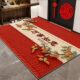2026年红色喜庆加厚门口地垫入户进门垫玄关脚垫吸水耐磨百搭地毯
