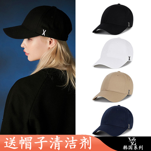 【正品授权】韩国系列VARZAR VZ棒球帽VA金属logo硬顶宽帽檐纯棉