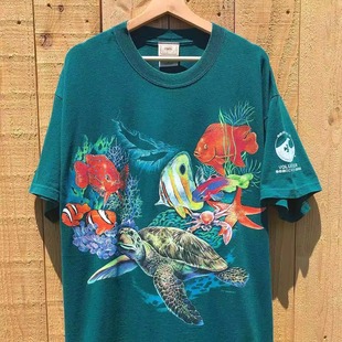 短袖 阿美咔叽oversize宽松ins男女同款 T恤 美式 精选好物推荐