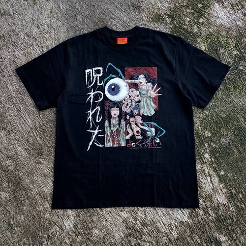 Junji toTomie x Mayumi T-shirt短袖t恤 Black Vintage Large