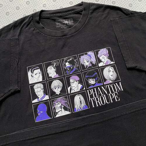 Hunter × Hunter2 T-shirt短袖t恤 Black Street fashion