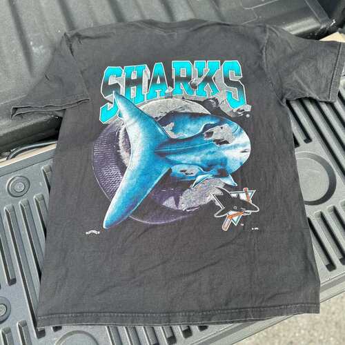 精选好物推荐！‌San Jose Sharks圣何塞鲨鱼队短袖T恤男女同款