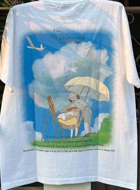 精选好物推荐！日系宫崎骏动漫起风了周边短袖T恤男女同款viber