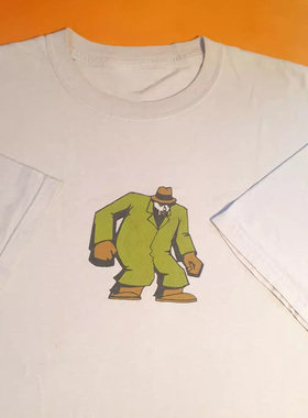 慵懒风大码潮ins设计感小众百搭小个子男女同款半袖短袖绿巨人