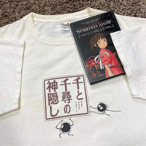 精选好物推荐 经典宫崎骏动漫千与千寻设计感男女同款短袖t恤