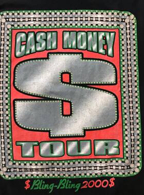 美国说唱小天王李尔韦恩Lil Wayne CASH MONEY重磅短袖T恤男宽松