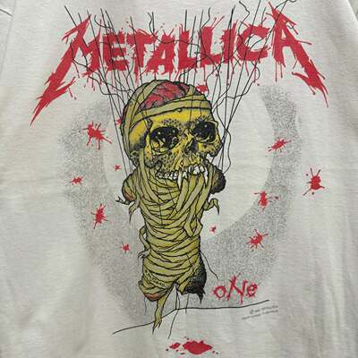精选好物推荐 Metallica传奇乐队经典美式复古激流金属短袖T恤