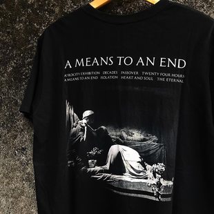 快乐小分队a means to an end达到目的的手段男女宽松短袖T恤ins