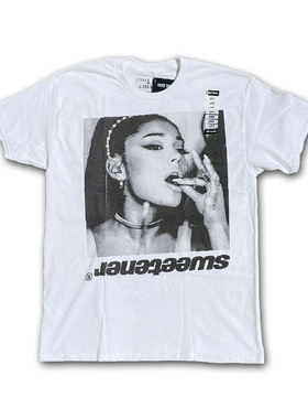 精选好物推荐 Ariana Grande爱莉安娜美式千禧风男女款短袖t恤