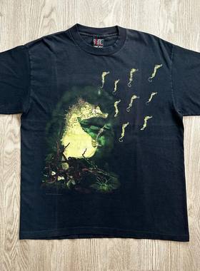 Nirvana T-shirt短袖t恤 Black 90s Graphic Sick design Retro