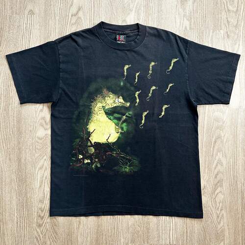 Nirvana T-shirt短袖t恤 Black 90s Graphic Sick design Retro