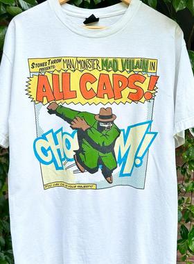 精选好物推荐 MF DOOM嘻哈说唱歌手hiphop夏季宽松情侣款短袖t恤