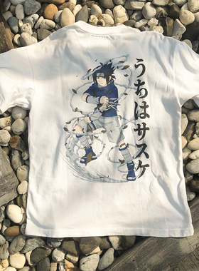 Sasuke T-shirt短袖t恤 White Sense of design Fashion