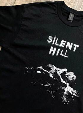 精选好物推荐 寂静岭Silent Hill经典恐怖游戏oversize短袖t恤