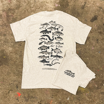 Freshwater Fish T-shirt 短袖t恤 White Youth trend y2k
