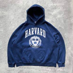 哈佛大学卫衣Harvard University纪念品男女同款高街休闲宽松潮牌