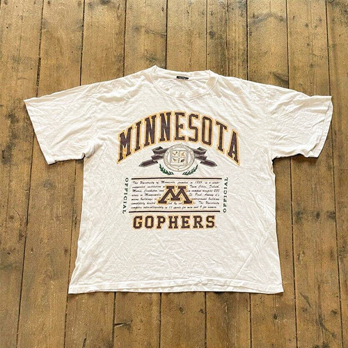 Minnesota Gophers Graphic T-shirt短袖t恤 White Fashion
