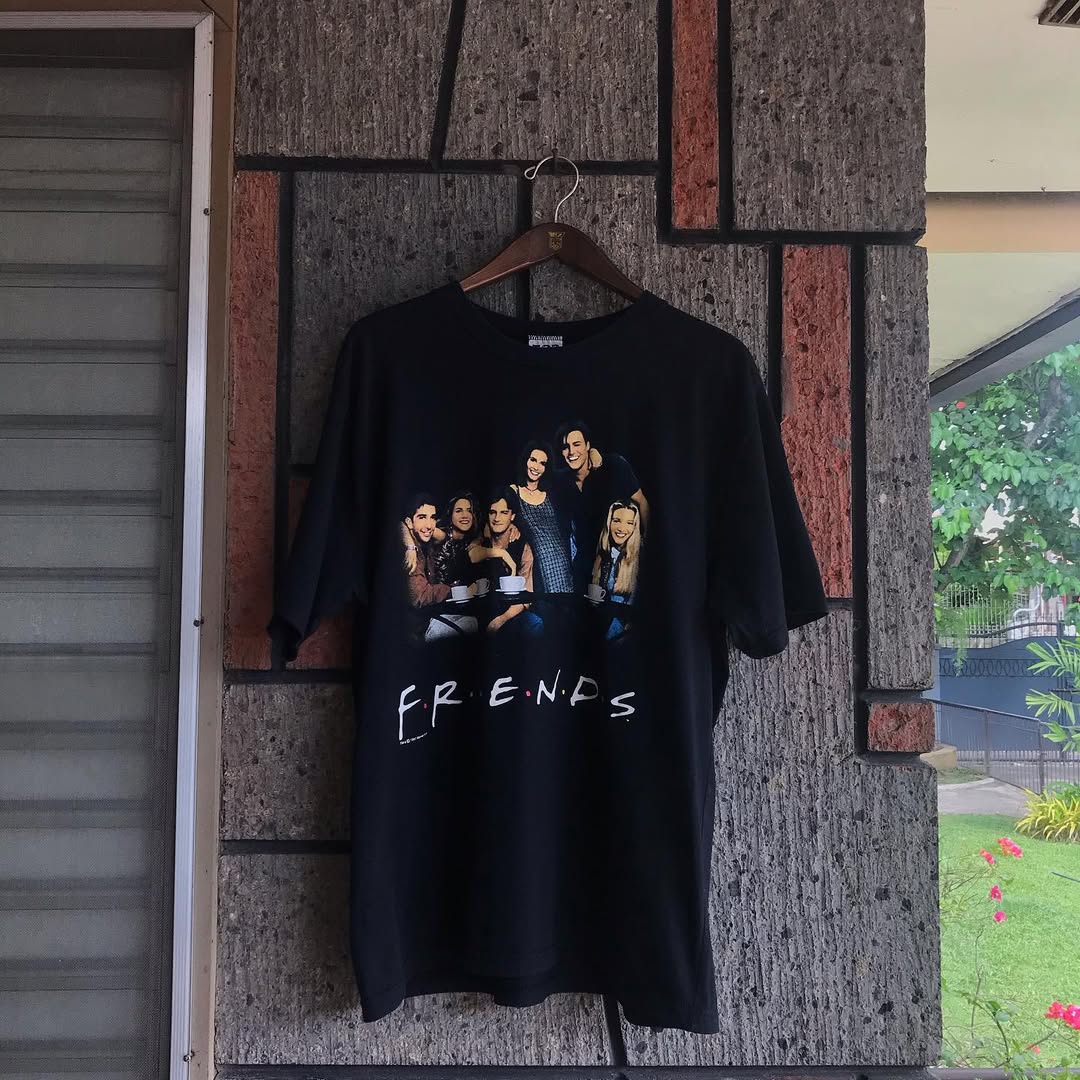 精选好物推荐！SaintMichael老友记泼墨vintage短袖T恤男女同款