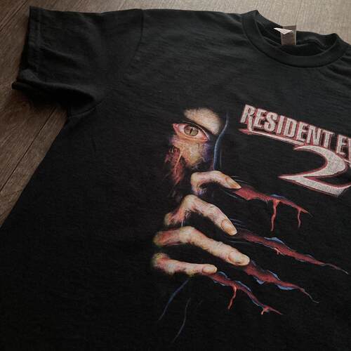 精选好物推荐 生化危机 2Resident Evil 2恐怖氛围感男女短袖t恤