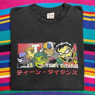 精选好物推荐 少年泰坦Teen Titans卡通动漫情侣百搭短袖t恤
