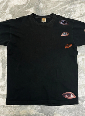 Mystique暗黑风Fun and funny魔性搞怪拼接大码T-shirt短袖t恤