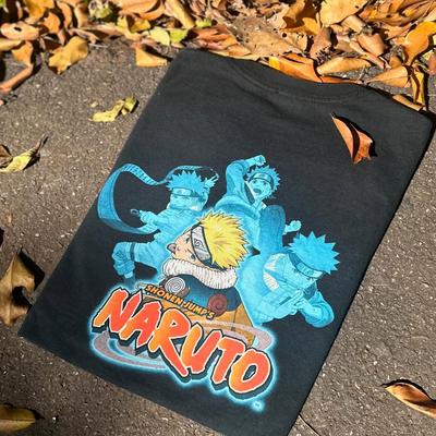 精选好物推荐 Naruto火影忍者oldschool复古日系男女同款短袖t恤