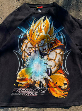 vintage Dragonball Z 2008’s 日式 Anime T-shirt 短袖t恤男女