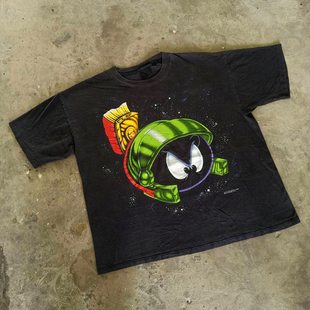 1996' Marvin the Martian Looney Tunes美式动漫T-shirt短袖t恤
