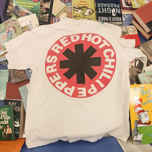 Red Hot Chili Peppers T-shirt短袖t恤 White Street fashion
