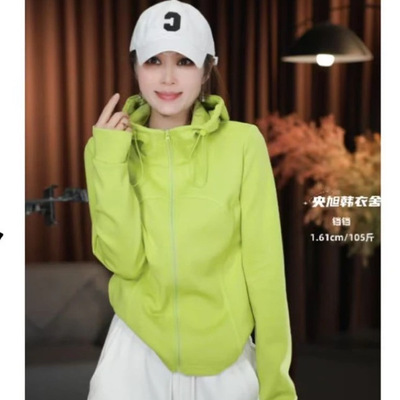 亮色连帽拉链短防晒衣外套女2025春夏新款休闲运动亲肤百搭开衫潮