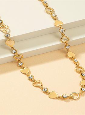 其他爱心合金爱心形状女项链