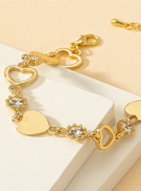 其他女合金水钻欧美手链