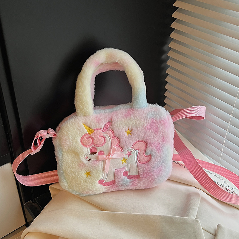 儿童可爱小马宝莉韩版毛绒斜挎包女童卡通公主女孩新年单肩零钱包,玩具/童车/益智/积木/模型,斜挎包/拎包/腰包,淘宝优惠券,粉丝福利购,淘宝优惠卷